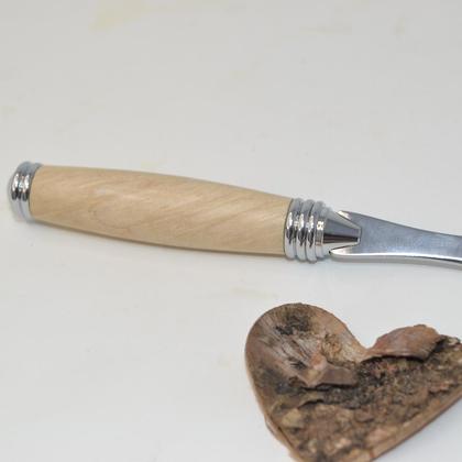 Holz Brieföffner Hainbuche Handarbeit Geschenk handmade Öffner Stilett Gravur - Image 2