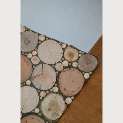 XL Holzherz 75x75 cm Steiermark Holzdeko Wandbild Holzdekoration handmade Unikat - Image 2