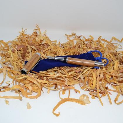 Holzfüllfeder Holzfüller mit Schraubkappe Eiche handmade Geschenk