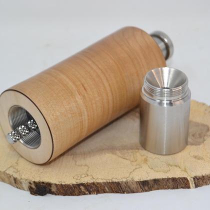 Holz Gewürzmühle Einhand Mühle Kirsche Pfeffermühle Salzmühle - Image 2