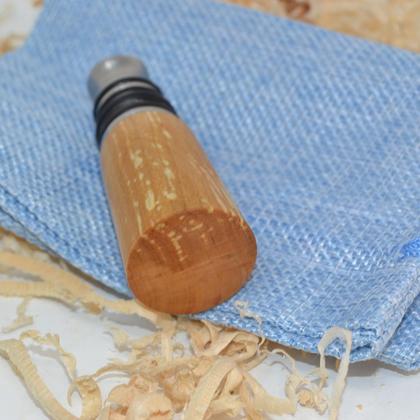 Holz Weinstoppen Weinstöpsel Weinstopfen Erle Geschenk Flaschenverschluss - Image 3