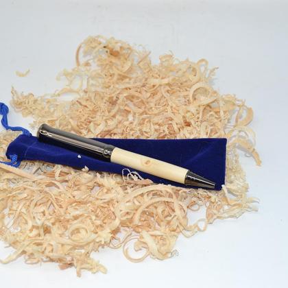 Holz Kugelschreiber Drehkugelschreiber Ahorn Unikat handmade