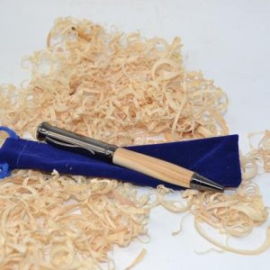 Holz Kugelschreiber Drehkugelschreiber Flieder Unikat handmade
