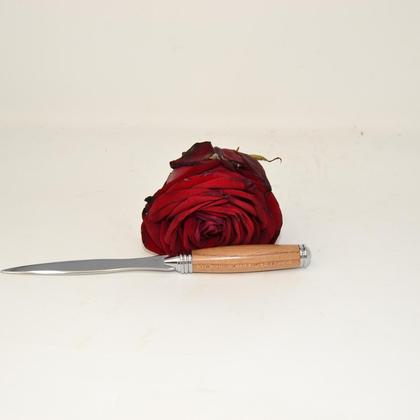 Holz Brieföffner aus Holz Ulme Rüster Handarbeit Unikat Geschenk Gravur