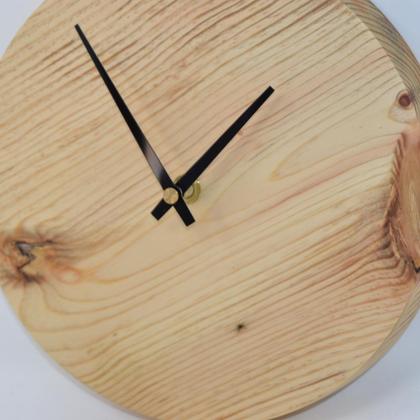 Holz Wanduhr Zirbe 22 cm Holzuhr Pinus Cembra handmade - Image 2