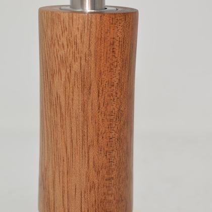 Holz Gewürzmühle Einhand Mühle recycletes Mahagoni Pfeffermühle Salzmühle - Image 3