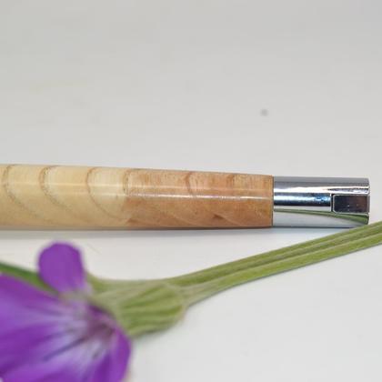 Holz Kugelschreiber Drehkugelschreiber aus Esche handmade Geschenk - Image 3