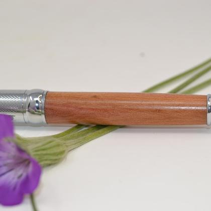 Holz Kugelschreiber Drehkugelschreiber Zwetschke handmade Geschenk - Image 2