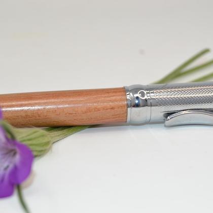 Holz Kugelschreiber Drehkugelschreiber Zwetschke handmade Geschenk - Image 3