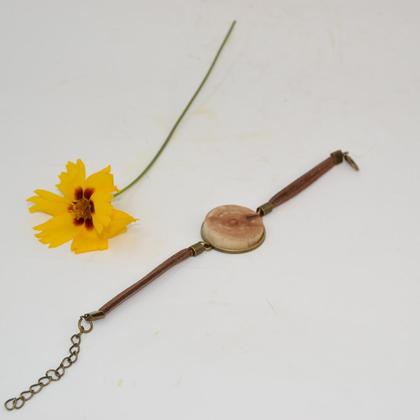 Holz Armband Armkette Treibholz Trachtenschmuck 2