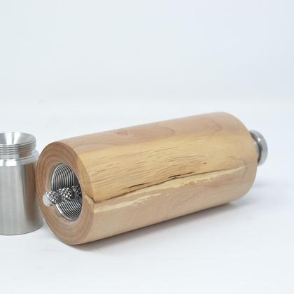 Holz Gewürzmühle Haselnuss Pfeffermühle Salzmühle Geschenk Unikat - Image 2