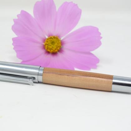 Holz Füllfeder Füller mit Schraubkappe Apfel Handarbeit unikat - Image 3