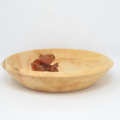 Holzschale ∅26 cm Dekoschale Obstschale Schüssel Holzschüssel Pappel Holzdeko