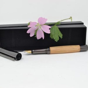 Holz Füllfeder Füller Zeder Handarbeit Schraubkappe Unikat Geschenk