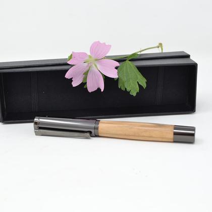 Holz Füllfeder Füller Zeder Handarbeit Schraubkappe Unikat Geschenk - Image 2