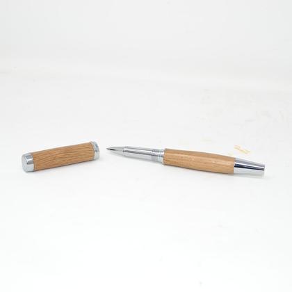 Holz Rollerpen Kugelschreiber Stift Eiche Handarbeit Geschenk Gravur