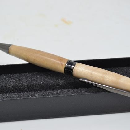 Holz Kugelschreiber Drehkugelschreiber aus Holz Hainbuche handmade - Image 2