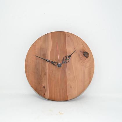 Holz Wanduhr Holzuhr Birne 23  cm  Holzdeko Geschenk handmade Made in Austria