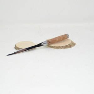Holz Brieföffner aus Holz Birne Handarbeit Unikat Geschenk Gravur