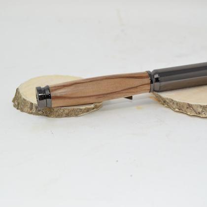 Holz Kugelschreiber Drehkugelschreiber Zeder Gewehr Unikat handmade Geschenk - Image 3