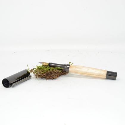 Holz Füllfeder Füller Esche gun metallic Unikat Geschenk handmade Schreibgerät - Image 4