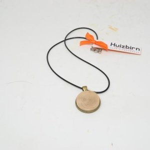Holz Halskette Platane 2,5 cm Trachtenschmuck Holzschmuck Holz Amulett Holzkette