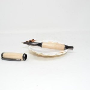 Holz Rollerpen Tintenroller Kugelschreiber Ahorn Handarbeit Unikat