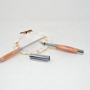 Holz Füllfeder Brieföffner Set Zirbe Holz Geschenk Unikat handmade Geschenkset