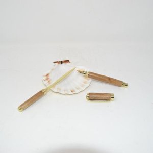 Holz Füller Füllfeder Brieföffner Set Eiche Holz handmade Geschenkset