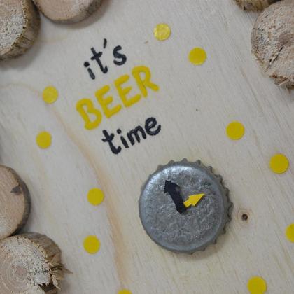 Holzbild Minibild 16x13cm Holz Deko Wanddeko Bier Wandbild Holzdeko handmade - Image 3