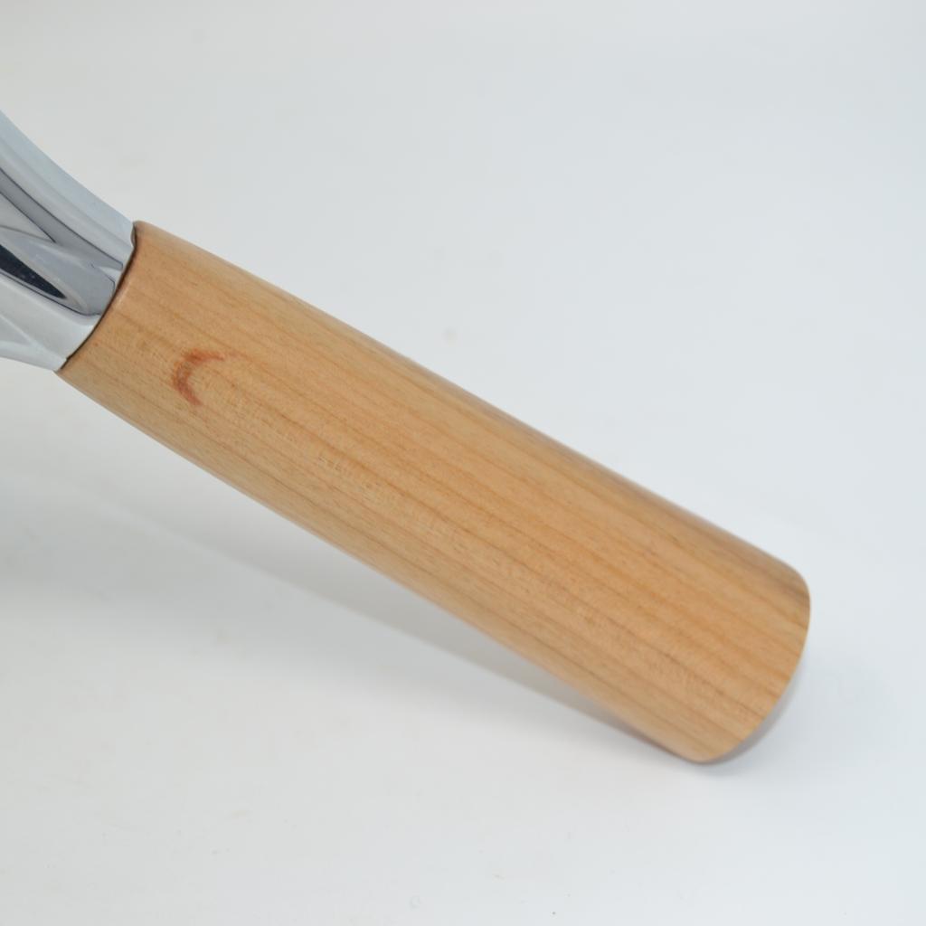 Holz Pizzaschneider massiv aus Wildkirsche Handarbeit Unikat - Image 2