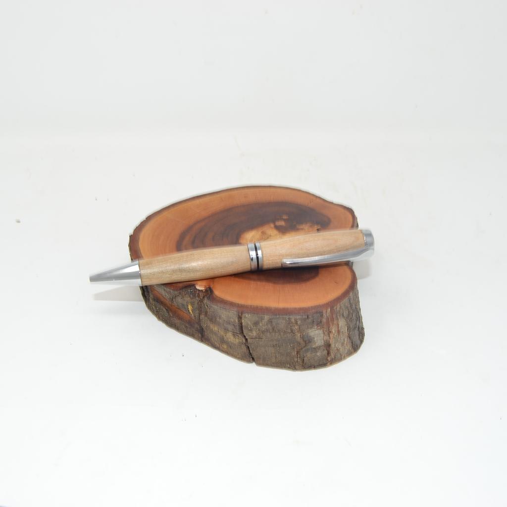 Holz Kugelschreiber Drehkugelschreiber Ahorn Unikat handmade