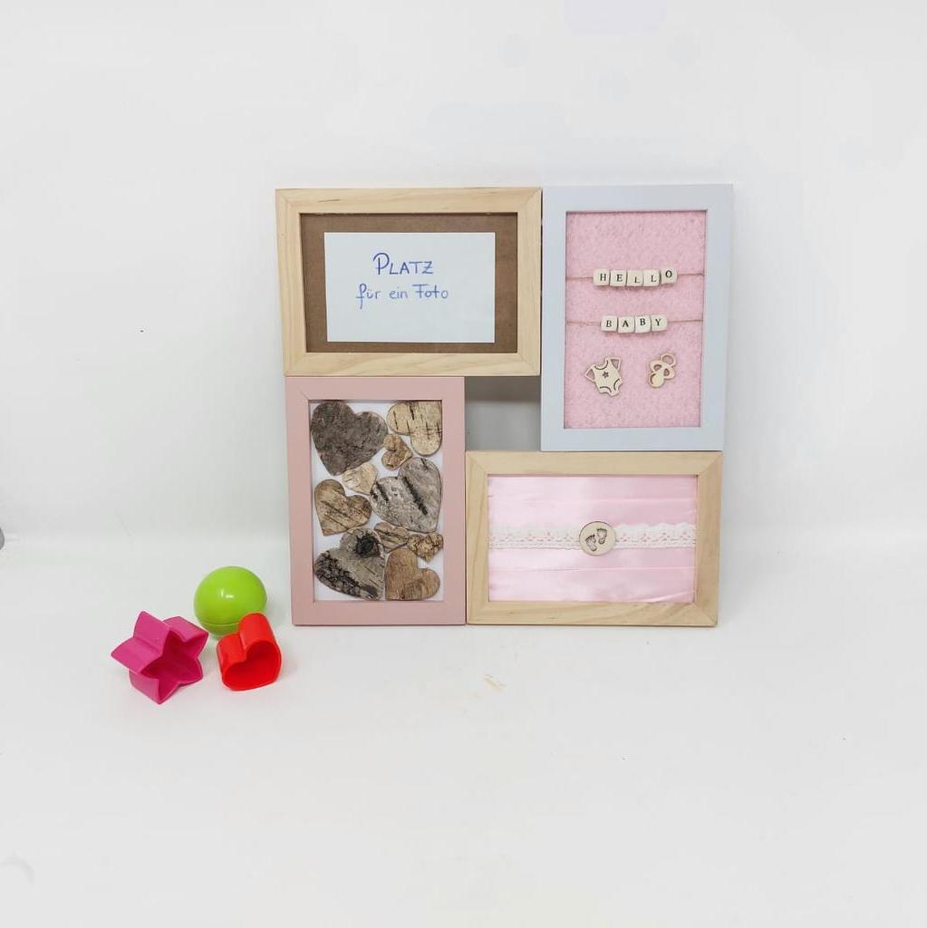 Holz Bilderrahmen Babygeschenk Geburt 28