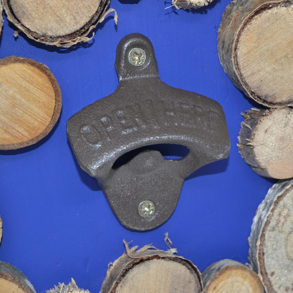 Holzbild Bier Flaschenöffner 37,5x21 Männergeschenk für Bierliebhaber Handarbeit - Image 3