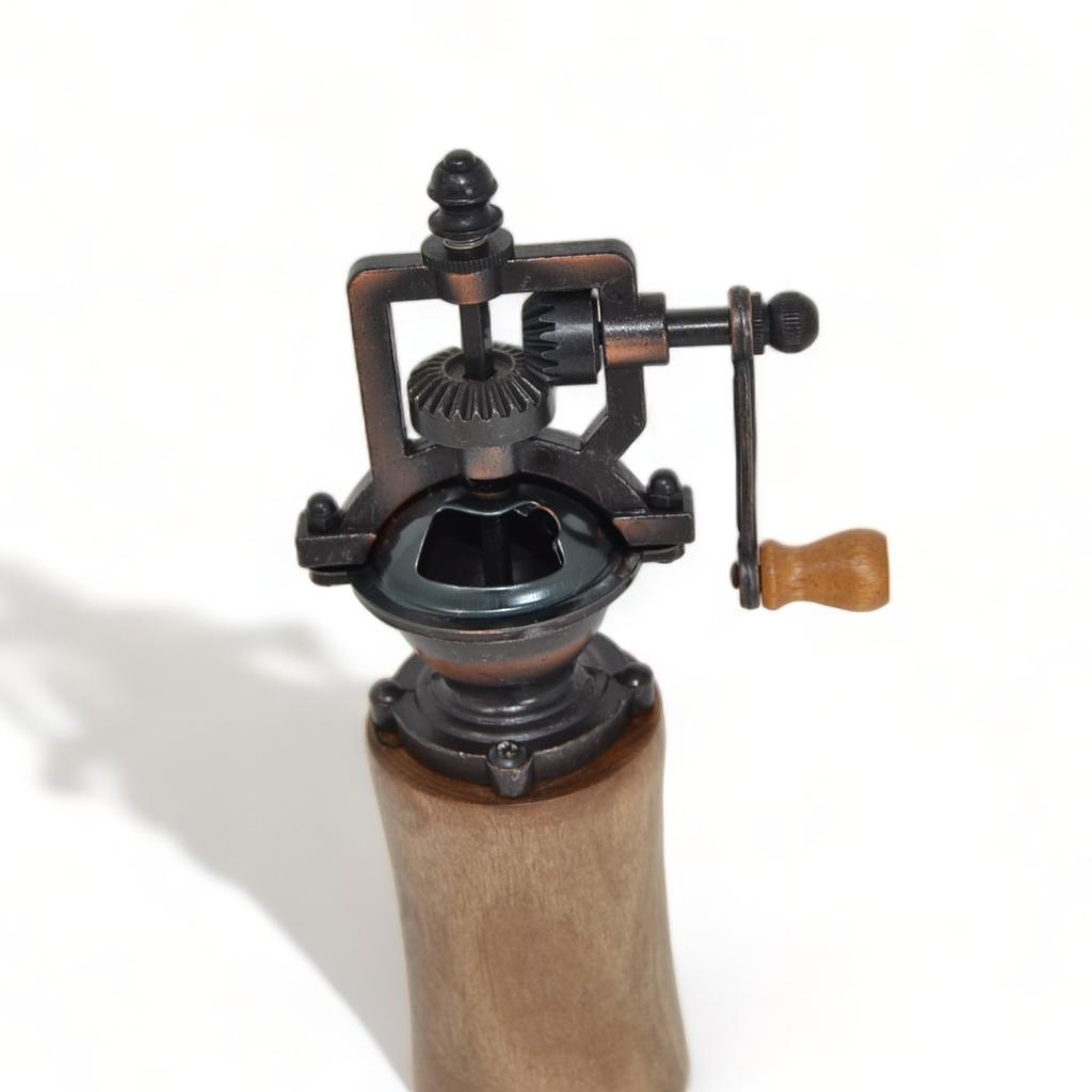 Holz Gewürzmühle Mühle Walnuss Pfeffermühle antik optik Geschenk - Image 4
