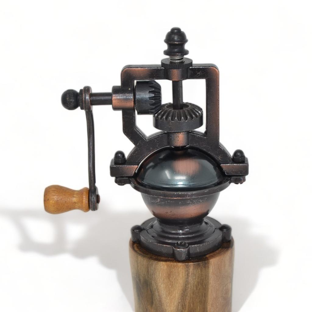 Holz Gewürzmühle Mühle Walnuss Pfeffermühle antik optik Geschenk - Image 2