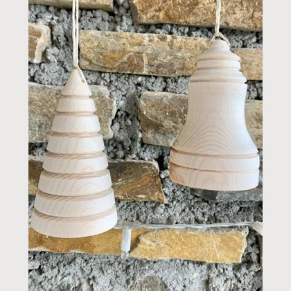 Christbaumschmuck Zirbe 2er Set