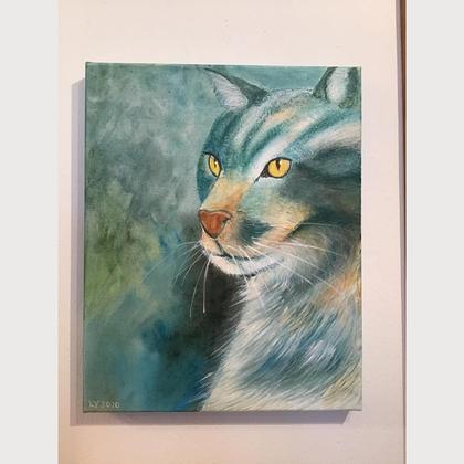 Pumakatze Acrylbild