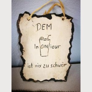 Schild „Dem InGINeur ist nix zu schwör“