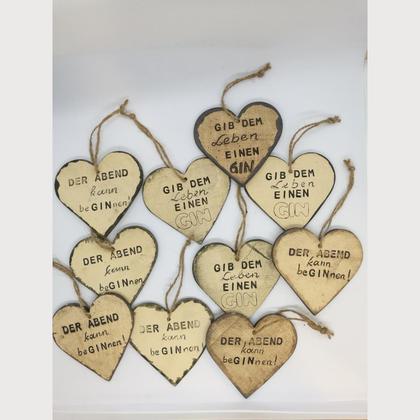 Herz-Schild "Der Abend kann beGINnen" - Image 2