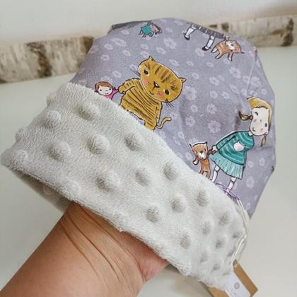 Winterhaube "Mädel & Katze" - Image 2