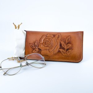 Brille Etui aus echtes Leder