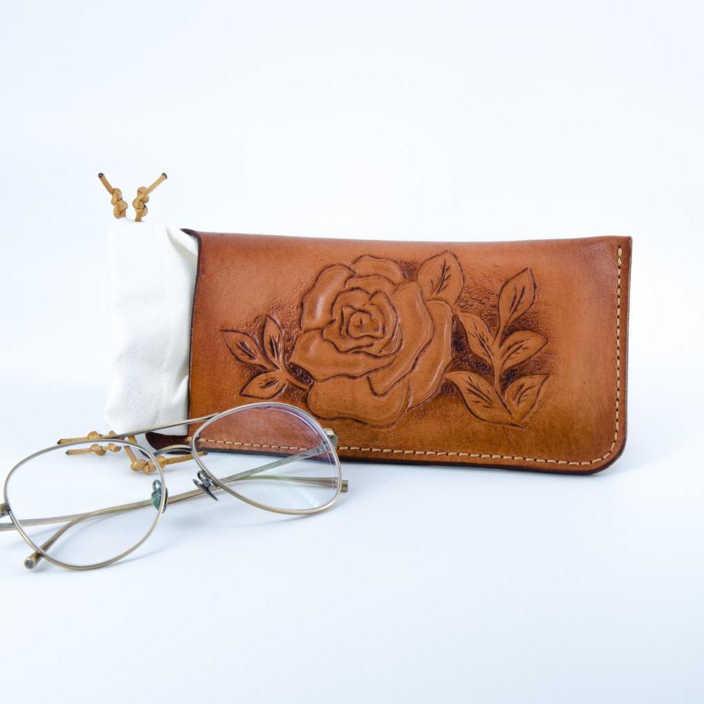 Brille Etui aus echtes Leder