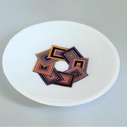 Weisse Glasschale - Image 3