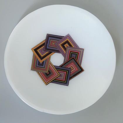 Weisse Glasschale - Image 2