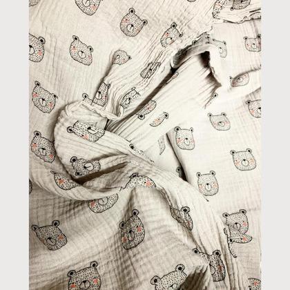 Musselintuch Bärenbande