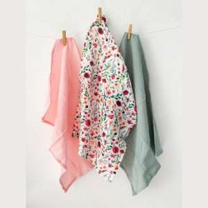 Musselin Set Flower Power