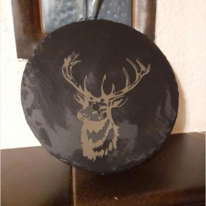 Deko Schieferplatte mit Lasergravur
