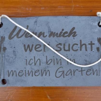 Beton Deko Wandschild