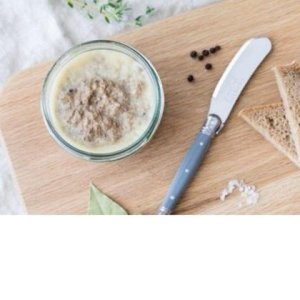 Rustikale Wildleberpastete mit Bio-Zutaten